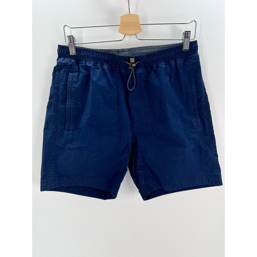 Relwen Men Size M Dark Blue Tropic Weave Windshort 7.5"